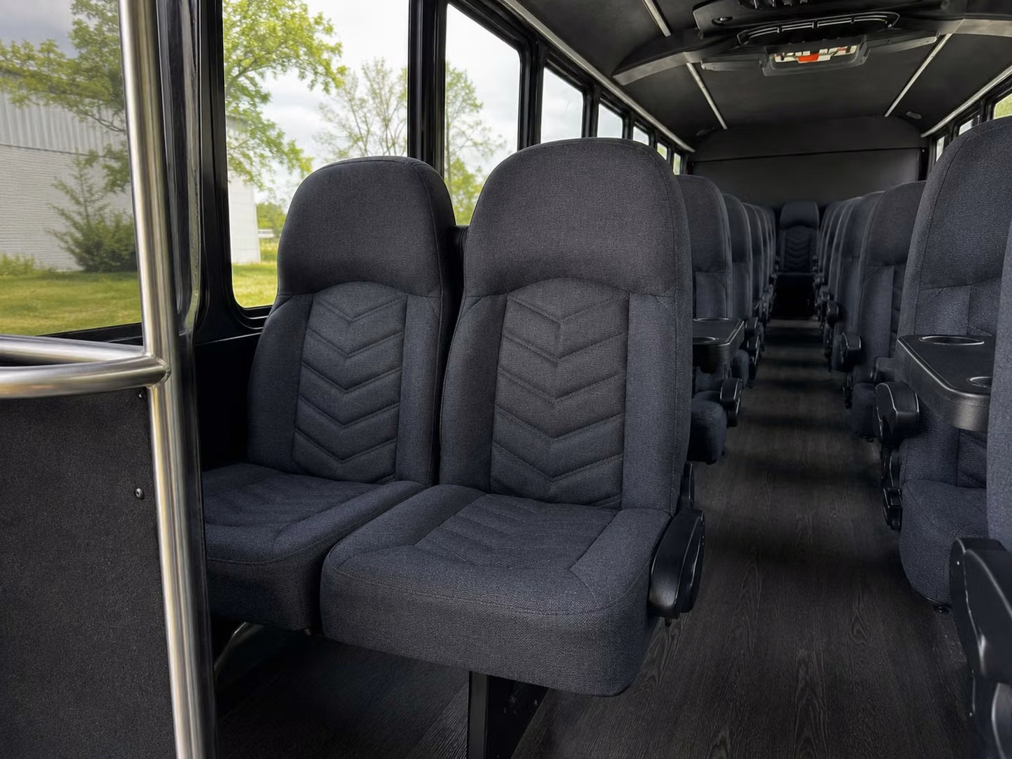 18 passenger minibus interior
