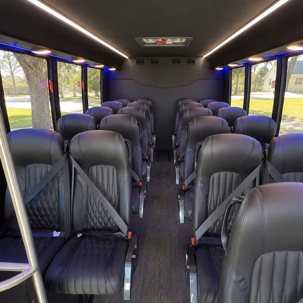 25 passenger minibus inside
