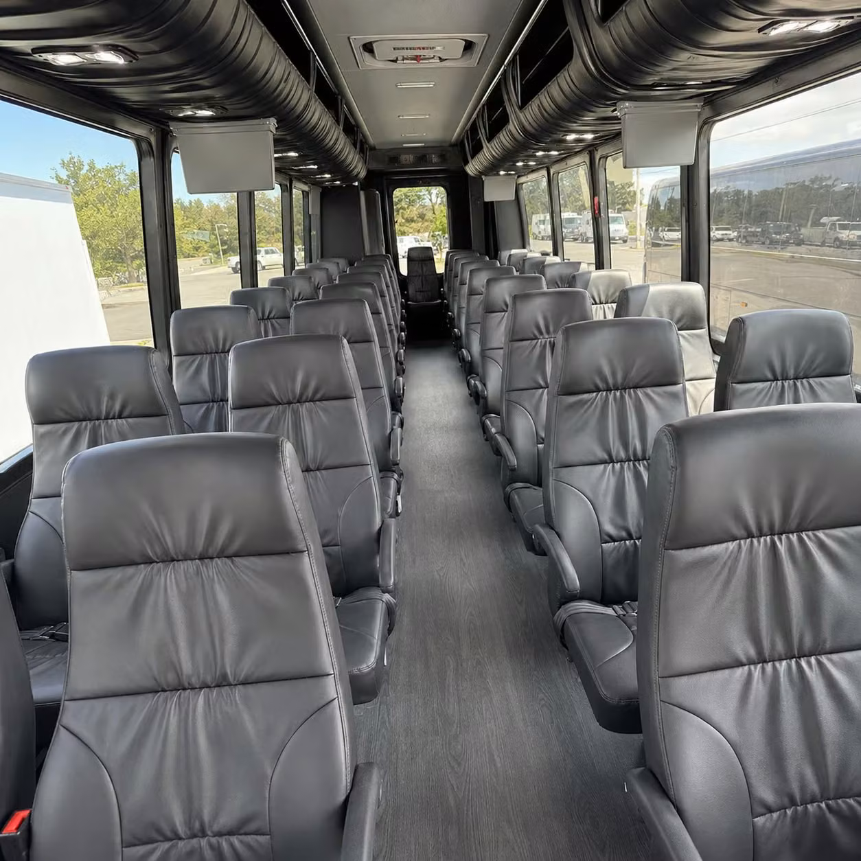 30 passenger minibus inside