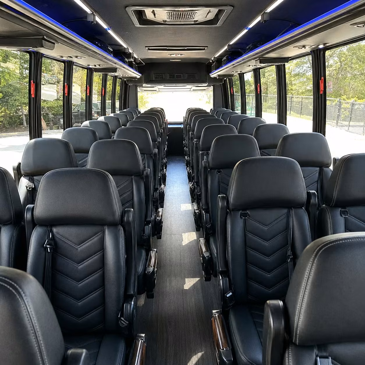 35 passenger minibus inside