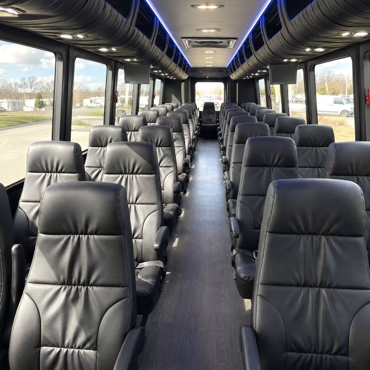 35 passenger minibus interior