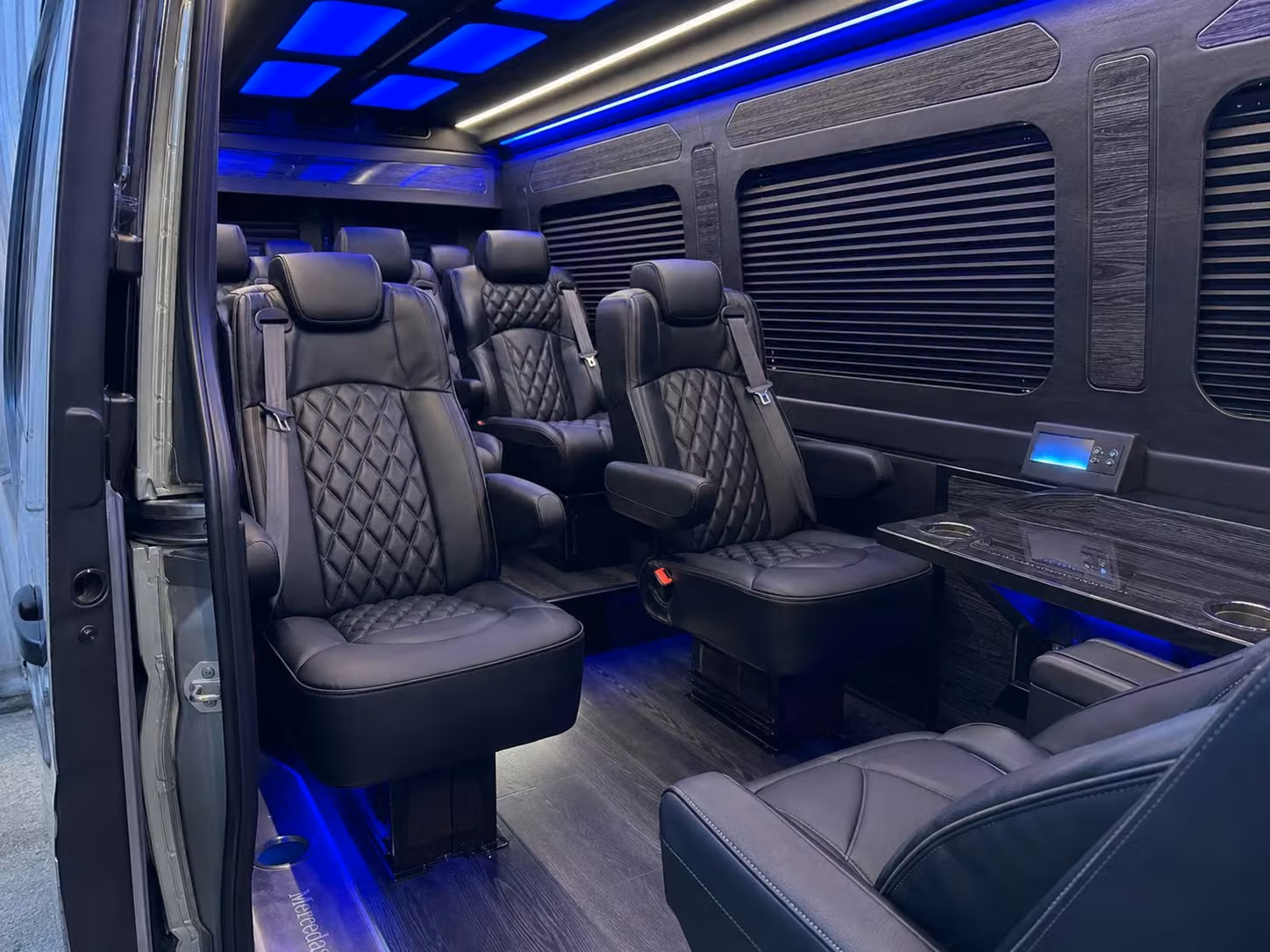 sprinter van with driver interior