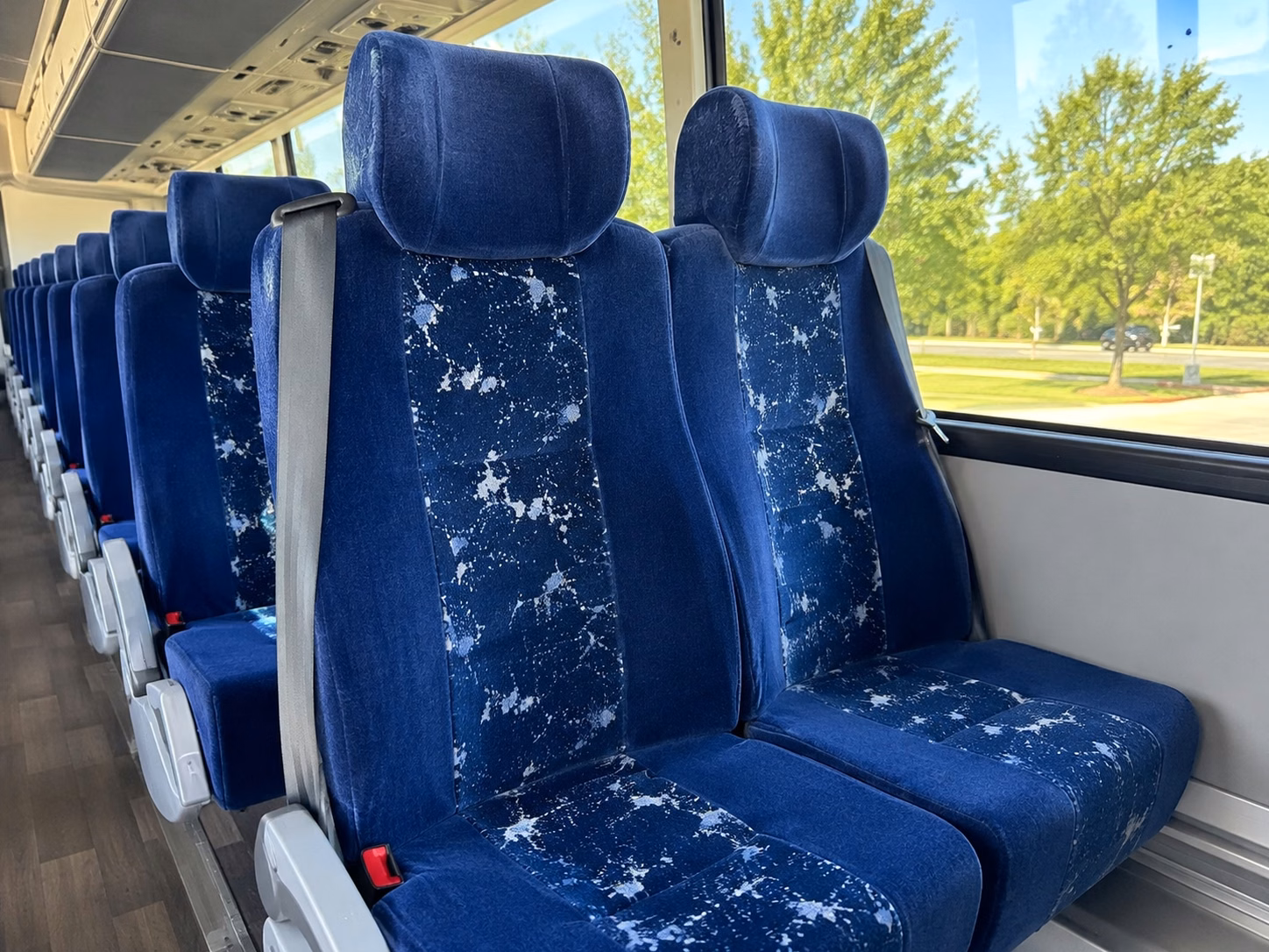 warren charter bus rental inside